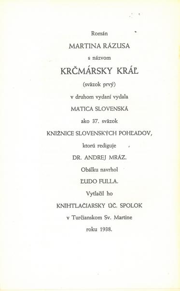 Krčmársky kráľ